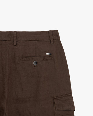 GIANNI LUPO Bermuda cargo  in lino
