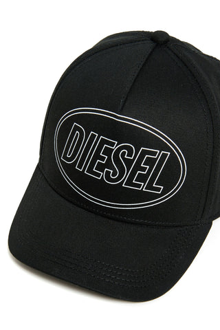Diesel Cappellino da baseball in cotone tinta unita