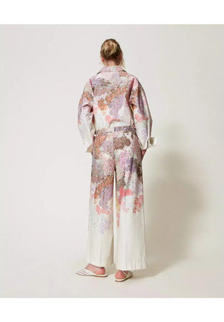 TWINSET ACTITUDE Pantaloni a fiori