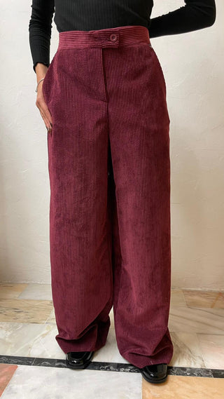 DIXIE PDNQTDLA PANTALONI Pantalone over in velluto