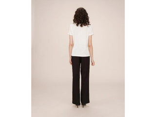 Grace & Mila T-shirt collo a V in cotone e cachemire
