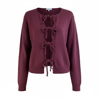 DIXIE NB55230G79 MAGLIA Cardigan con lacci frontali