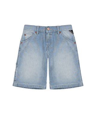 REPLAY Bermuda in denim a righe