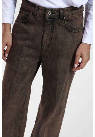 DIXIE Jeans a gamba larga vita alta