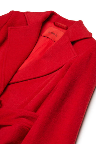 MAX&Co. Cappotto in lana con cintura in vita