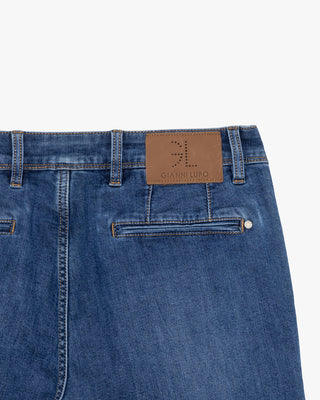GIANNI LUPO Jeans skinny con tasca alla francese
