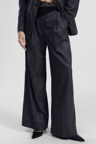 DIXIE PCHSYNVU PANTALONI Pantalone palazzo sovrapposizione