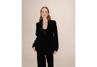 Grace & Mila TOFU GIACCA Blazer in velluto Tofu