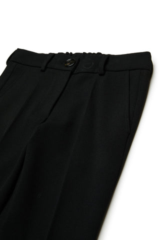N°21 Pantalone punto Milano con risvolto