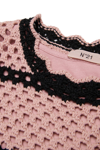 N°21 Vestito a righe in crochet