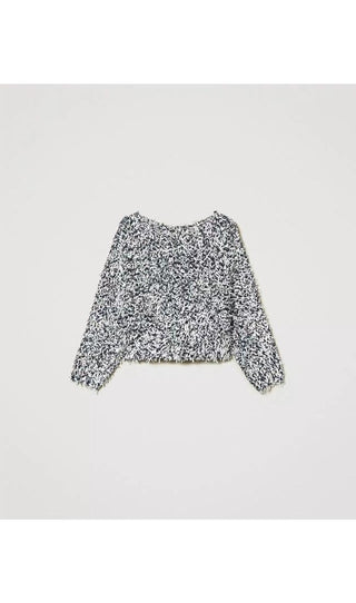 TWINSET ACTITUDE Maglia in filato curly