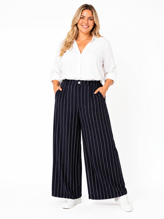 SUSY STAR Pantalone gessato
