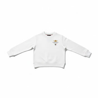 Aeronautica Militare Felpa girocollo con stampa logo