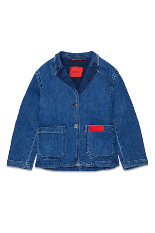 MAX&Co. Camicia denim con logo