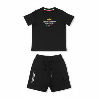 Aeronautica Militare T-shirt con bermuda cargo