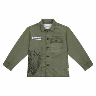 REPLAY Giacca con stampe in cotone