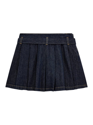 GUESS Minigonna jeans plissé