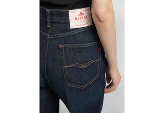 REPLAY WN541 .000.425 983 JEANS Jeans wide leg con vita bassa e gamba ampia