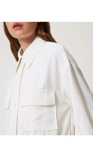 TWINSET ACTITUDE Camicia in crêpe