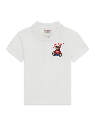 GUESS Polo con logo orsetto