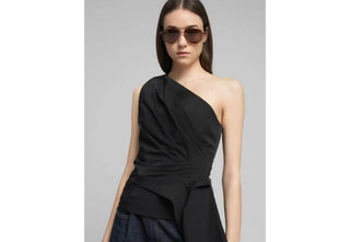 REPLAY W2178 .000.85357 TOP Top realizzato in twill