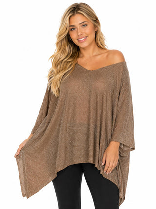 SUSY STAR Maxi Maglia in lurex