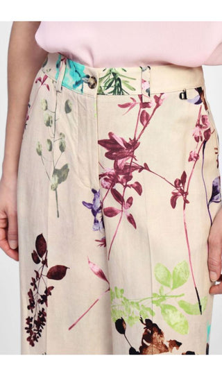 DIXIE Pantaloni palazzo con stampa
